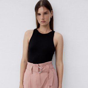 BRAND NEW ZARA WOMEN’S CULOTTES PANTS WITH BELT PINK